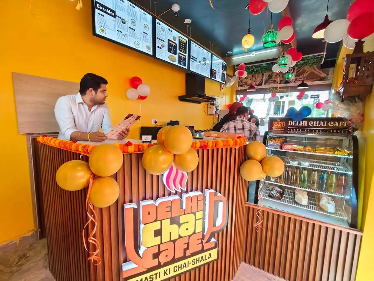 best franchise business in delhi chai cafe  roop nagar jammu