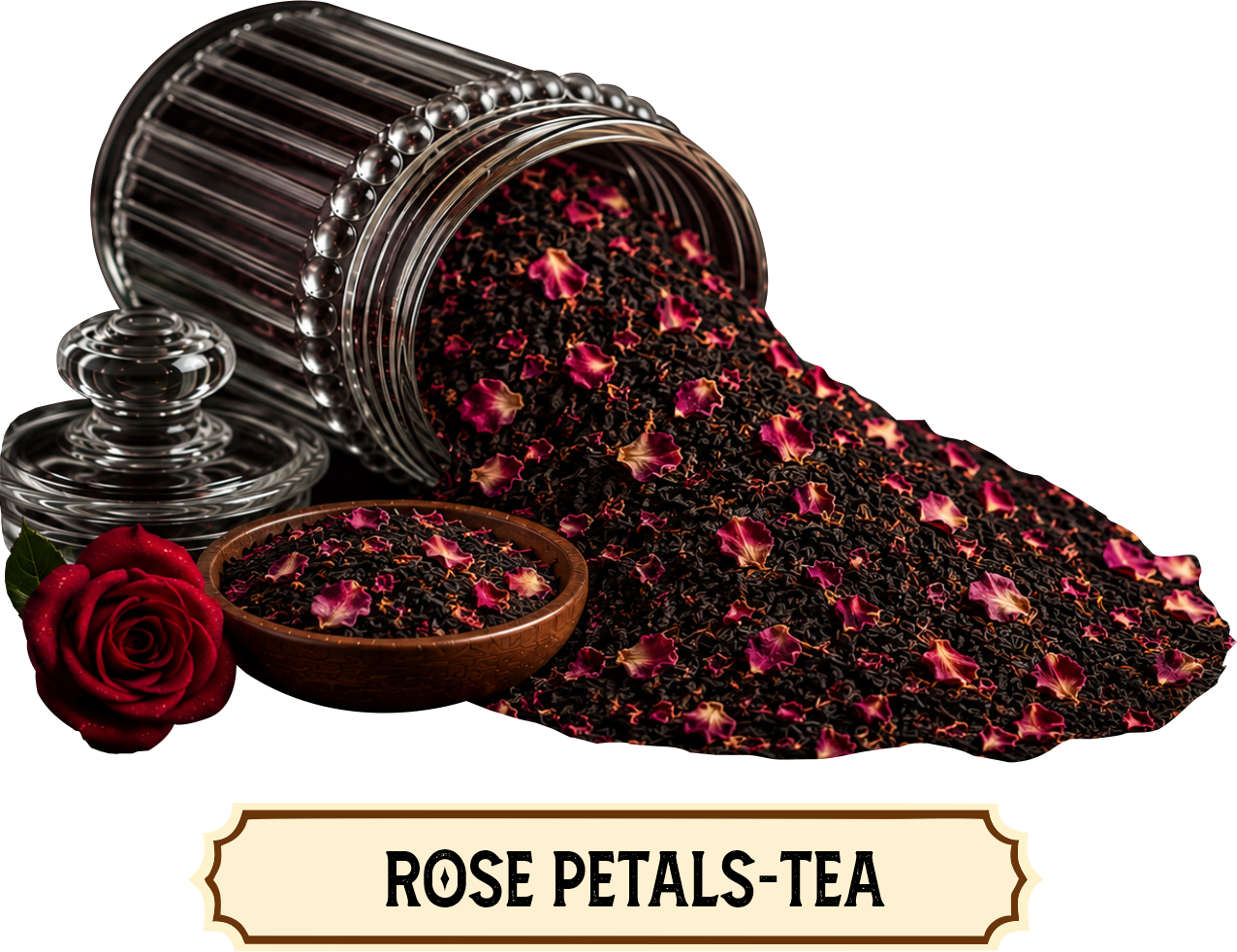 Rose Petals Green Tea